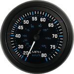 Sierra 68397P Eclipse 80 MPH Speedometer